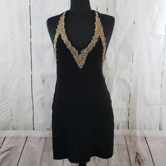 Free People Tops - Free People Hold On Knit Tunic Blk Sz M